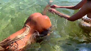 Monika Fox And Regina Moonshine Lick Big Tits In Public Park!