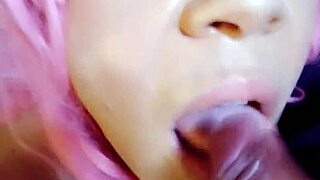 Swallowing Huge Monster Cock with Big Tits Amateur Action