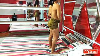 i'm perla rica, cute venezuelan girl showing my big ass in room casting eight