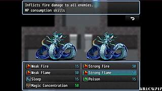 Hrpg knightess rebecca 005 in anime game adventure