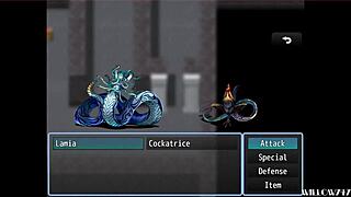 Hrpg knightess rebecca 005 in anime game adventure