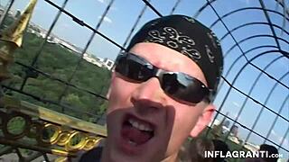 hey, check this wild scene! amateur chicks banging hard outdoors in heels