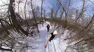 Man, outdoor sex in the park durin’ winter was crazy!