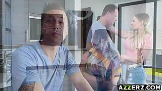 hot babysitter cali carter gets anal fucked by big cock blowjob