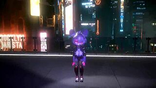 bonnie fnf bonfie kpop-queencard dancing in 3d cartoon furry anime hentai