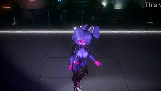 bonnie fnf bonfie kpop-queencard dancing in 3d cartoon furry anime hentai