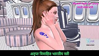Marathi Audio Story - Cute Girl Posing In Airplane - 3D Animated Cartoon