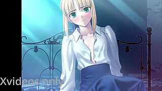 Uncensored hentai anime fate stay night saber rin sakura in a fantasy adventure