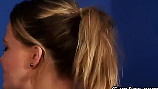 Hot Idol Gets Cumshot On Face In Bukkake Session Gulping Jizz.