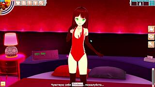 anime girl in bikini swimsuit