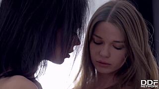 Wow! Pussy licking madness with lesbian teens Sheri Vi & Jacqueline!