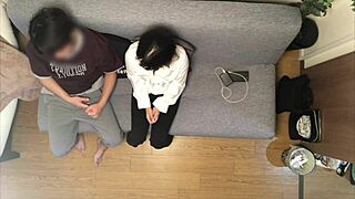 Japanese Amateur Couple Gets Wild After Watching Naughty Videos