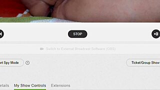 BBW Woman Inserts Deep Toy Intimately