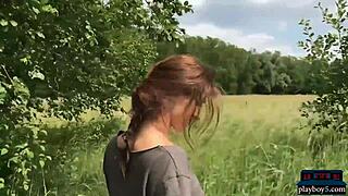 yo, playboy centerfold babes are totally naked outdoors showing off hot bodies