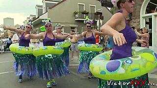 skinny gay rimjob and anal fingering before bareback assfucking in bathroom 😈