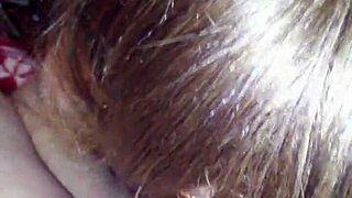 Jenna Teases with Big White Cock Sucking