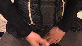 golden piss flows wild in this dirty old drunk scene!