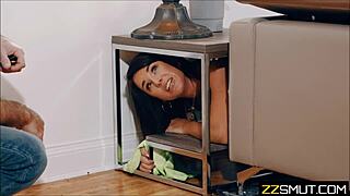 I got stuck babysitting and ended up getting banged hard in doggystyle by a group of horny guys, my ass and pussy sore from all the fucking.