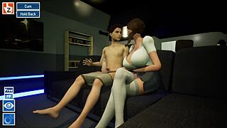 blonde milf gives epic handjob in lasthope episode3 walkthrough!