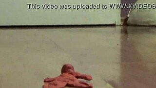 giantess clayman stomps with huge dominating feet