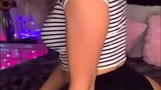Hot Teen 18+ Shaking Her Big Ass And Tits On Webcam Show