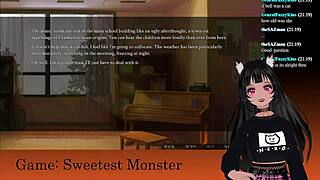 vtuber lewdneko plays sweetest monster part 2