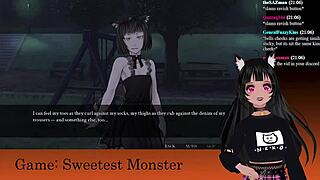 vtuber lewdneko plays sweetest monster part 2