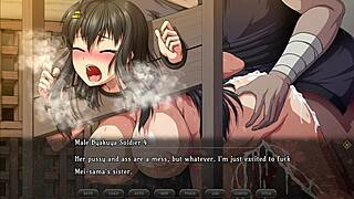 Bound Samurai Gangbanged In Outdoor Vandalism Game