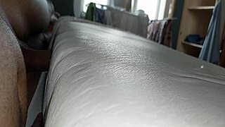 i fuck the mattress hole and cum