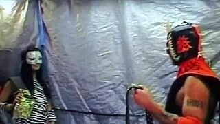 Wrestling match between Dragonfly and Adriana Milano