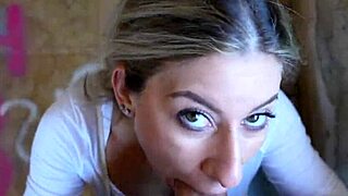 beautiful spanish amateur davcina gives deepthroat blowjob outdoors on tenerife