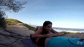Intense Public Fuck on Beach for Car Help - Sumaya Ganesha