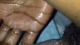 cum dripping from pussy in facedown position