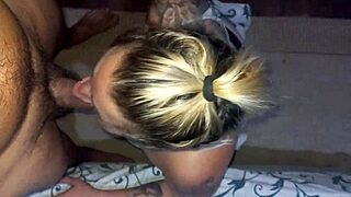 She says, 'Swallow my breakfast cum deepthroat'