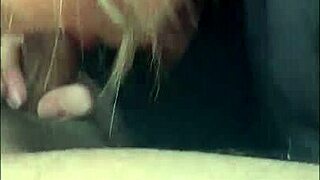 Fat street hooker gives detailed blowjob on the corner