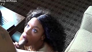 milan dior gives a subtle blowjob