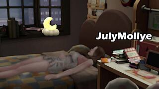 Wow, My Room Sex Mate Sneaks In WHILE SHE'S SLEEPING in Sims 4 Porn! Can You Believe It?