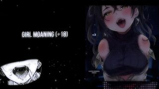 Hot girl intensely moans during solo handjob masturbation