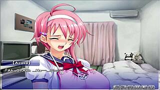 apartment of love ep 5-groping her in cartoon game anime hentai