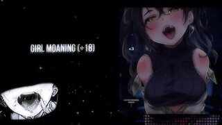 Hot girl intensely moans during solo handjob masturbation