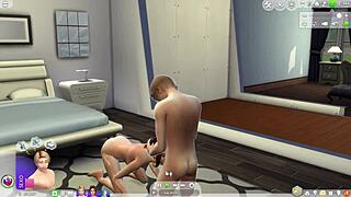 3D cartoon young 18+ gets cum in tight monster pussy