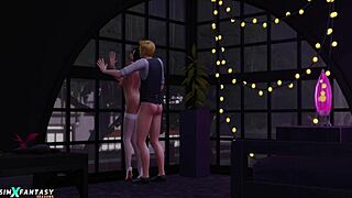 Day of love unfolds with Alice Spencer-Kim in The Sims 4