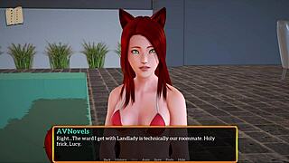 I explore my new stepfamily in this game