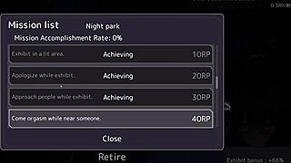 seleka-san flashing nude in the park during tough hentai missions