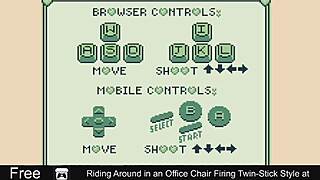 riding around in an office chair firing twin-stick style at work