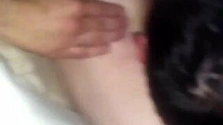 Pregnant beauty with big tits relaxes