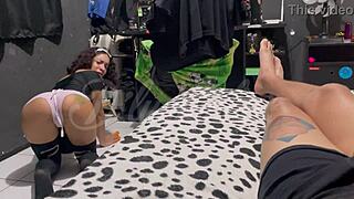 Naughty Maid Wants Sex During Service