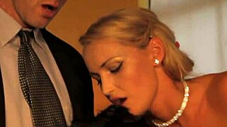 Rimmed dominatrix gets her tight asshole banged in a wild session.