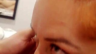 hermosa vecina with blue eyes enjoys anal sex