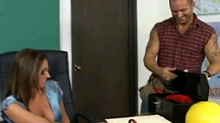 Pornstars fucked, horny and intense fucking action.